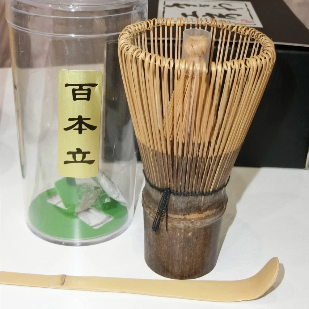 Handcrafted Bamboo Matcha Whisk And Scoop Set